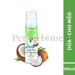 Dầu tắm khô cho chó mèo Tropiclean Waterless Shampoo 220ml