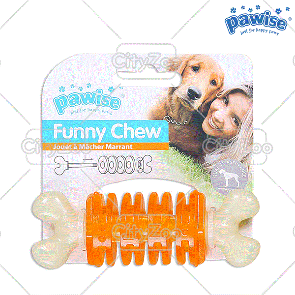 Pawise Play - Đồ chơi xương làm sạch răng Funny Chew