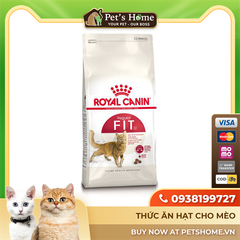 Hạt Royal Canin Fit32 [15kg - 10kg - 4kg] thức ăn cho mèo trưởng thành Pháp