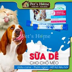 Sữa Dr CPC Premium Goat Milk sữa dê kích thích ăn uống cho chó mèo Mỹ hộp 200g