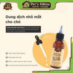 Dung dịch vệ sinh mắt/ nhỏ mắt Budle Budle cho chó