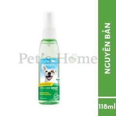 Xịt khử hôi miệng cho chó Tropiclean Oral Care Spray 118ml