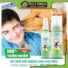 Xịt khử hôi miệng cho chó Tropiclean Oral Care Spray 118ml