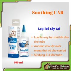 Dung dịch vệ sinh tai thú cưng Soothing Ear 100ml
