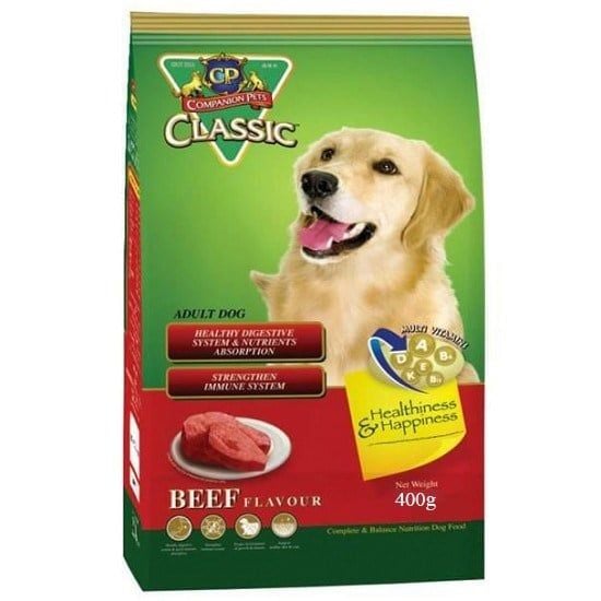 Thức ăn hạt khô cho chó trưởng thành CP Classic 400g