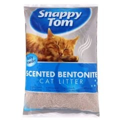 Cát Snappy Tom cát vệ sinh, cát sỏi, cát đất sét cho mèo siêu thấm hút vón cục tốt cho mèo túi 5L