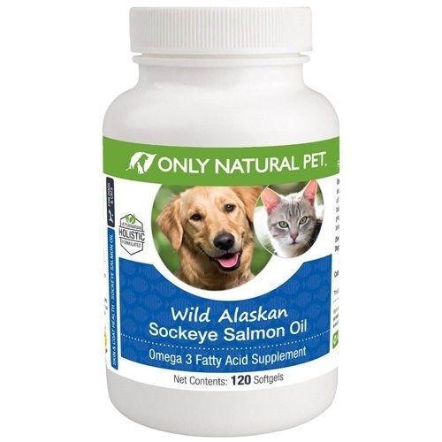 Only Natural Pet Wild Alaskan Sockeye Salmon Oil Softgel 120 viên