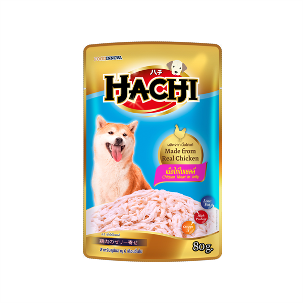 Pate Hachi Gà Jelly cho Chó 80g