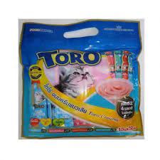 Súp thưởng Toro Creamy 4 Flavours cho mèo Mix 4 vị - gói 52 pcs