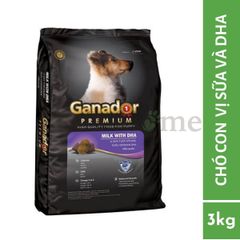 Hạt Ganador [3kg] thức ăn cho chó CON, chó LỚN Pháp