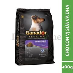 Hạt Ganador Premium 400g thức ăn cho chó CON, chó LỚN Pháp