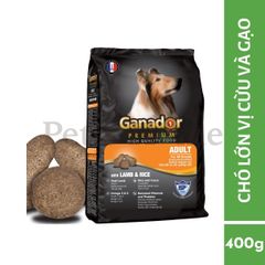 Hạt Ganador Premium 400g thức ăn cho chó CON, chó LỚN Pháp