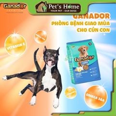 Hạt Ganador [3kg] thức ăn cho chó CON, chó LỚN Pháp