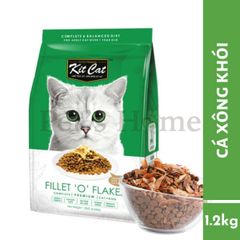 Hạt Kit Cat [1,2kg] Thức ăn cho mèo topping gà, cá cơm, cá hồi Singapore