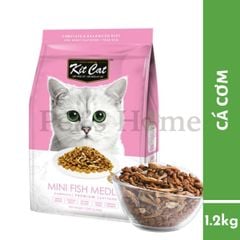 Hạt Kit Cat [1,2kg] Thức ăn cho mèo topping gà, cá cơm, cá hồi Singapore