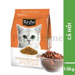 Hạt Kit Cat [1,2kg] Thức ăn cho mèo topping gà, cá cơm, cá hồi Singapore