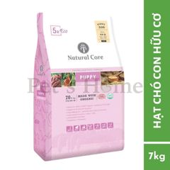 Hạt Natural Core Puppy [7kg, 2.4kg] thức ăn cho chó con hữu cơ vị thịt cừu Hàn Quốc