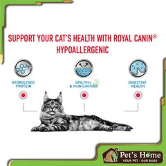 Hạt Royal canin Hypoallergenic [2kg - 400g] hỗ trợ dị ứng, viêm da, đạm thủy phân dưỡng da lông cho mèo