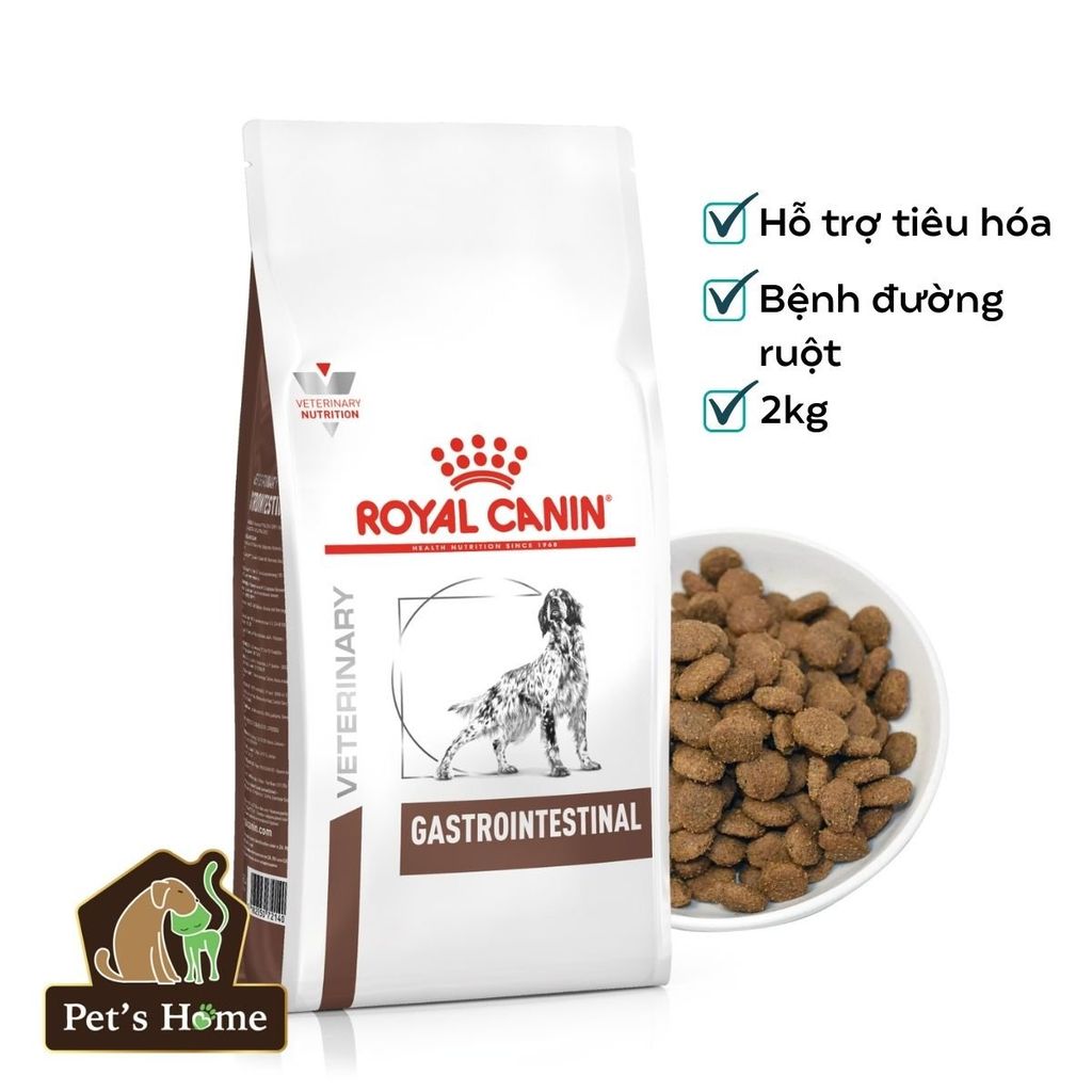 Hạt Royal Canin GastroIntestinal [2kg] cho chó hỗ trợ tiêu hóa và vấn đề đường ruột Pháp