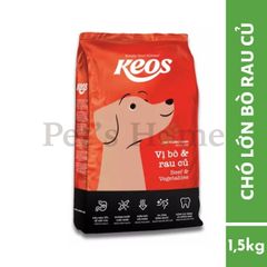 Thức ăn hạt Keos [1,5kg] cho chó nhỏ, chó lớn Việt Nam