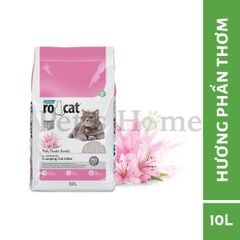 Cát mèo Rocat cát vệ sinh, cát sỏi cát đất sét không bụi siêu thấm hút, khử mùi túi to 20L
