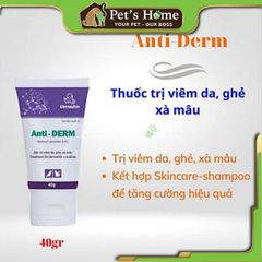 Kem bôi Anti Derm đặc trị viêm da, ghẻ, xà mâu cho chó, mèo 50g