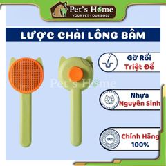 Lược chải tròn có nút lấy lông