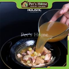 Pate Absolute Holistic Broth Chunks thức ăn mềm ướt cho chó mèo dạng viên thịt sốt lỏng Mỹ lon 80g