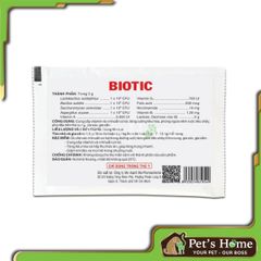 Men Biotic men tiêu hoá dạng bột hỗ trợ đường ruột, tiêu hoá cho chó mèo gói 5g