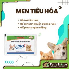 Men Biotic men tiêu hoá dạng bột hỗ trợ đường ruột, tiêu hoá cho chó mèo gói 5g