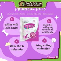 Men tiêu hoá Vemedim Probisol men vi sinh hỗ trợ tiêu hoá, chứa vi sinh hữu ích cho chó mèo nội địa