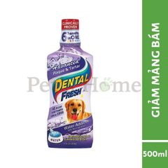 Nước Uống súc miệng Dental Fresh - Sạch Thơm Miệng Tẩy Mảng Bám đánh răng Cho Chó Mèo 237ml