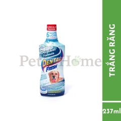 Nước Uống súc miệng Dental Fresh - Sạch Thơm Miệng Tẩy Mảng Bám đánh răng Cho Chó Mèo 237ml