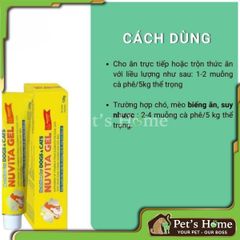 Gel dinh dưỡng Nuvita Gel thực phẩm bổ sung vitamin, khoáng chất cần thiết cho chó mèo nội địa
