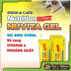 Gel dinh dưỡng Nuvita Gel thực phẩm bổ sung vitamin, khoáng chất cần thiết cho chó mèo nội địa