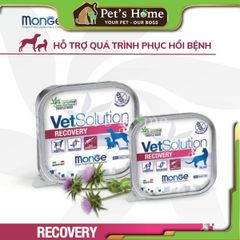 Pate Monge VetSolution Recovery - thức ăn mềm ướt cho chó Phục hồi sức khỏe Ý khay 150g