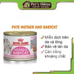 Pate Royal Canin Babycat Instinctive thức ăn ướt siêu mịn cho mèo mẹ và mèo sơ sinh Pháp lon 195g