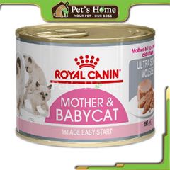 Pate Royal Canin Babycat Instinctive thức ăn ướt siêu mịn cho mèo mẹ và mèo sơ sinh Pháp lon 195g