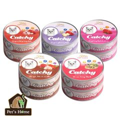 Pate 5Plus Catchy cho mèo lon 170g