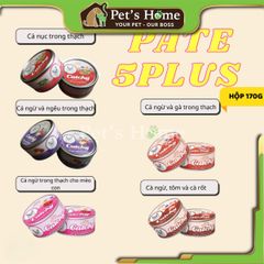 Pate 5Plus Catchy cho mèo lon 170g