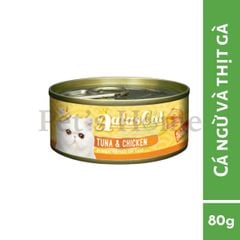 Pate Aatas thức ăn ướt mềm vị cá ngừ mix giúp bổ sung Vitamin cho mèo Singapore gói 80g