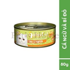 Pate Aatas thức ăn ướt mềm vị cá ngừ mix giúp bổ sung Vitamin cho mèo Singapore gói 80g