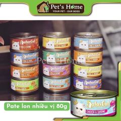 Pate Aatas thức ăn ướt mềm vị cá ngừ mix giúp bổ sung Vitamin cho mèo Singapore gói 80g