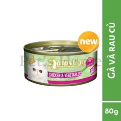 Pate Aatas thức ăn ướt mềm vị cá ngừ mix giúp bổ sung Vitamin cho mèo Singapore gói 80g