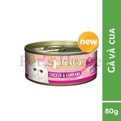 Pate Aatas thức ăn ướt mềm vị cá ngừ mix giúp bổ sung Vitamin cho mèo Singapore gói 80g