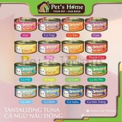 Pate Aatas thức ăn ướt mềm vị cá ngừ mix giúp bổ sung Vitamin cho mèo Singapore gói 80g