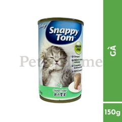 Pate Snappy Tom Baby thức ăn mềm ướt cho mèo sơ sinh Thái Lan lon 150g