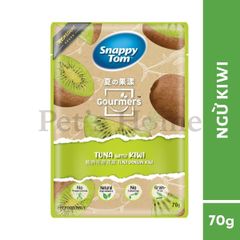 Pate Snappy Tom thức ăn ướt mềm cá ngừ mix trái cây bổ sung chất dinh dưỡng cho mèo Thái Lan gói 70g