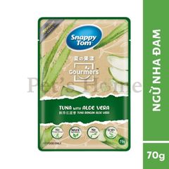 Pate Snappy Tom thức ăn ướt mềm cá ngừ mix trái cây bổ sung chất dinh dưỡng cho mèo Thái Lan gói 70g