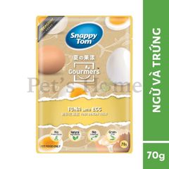 Pate Snappy Tom thức ăn ướt mềm cá ngừ mix trái cây bổ sung chất dinh dưỡng cho mèo Thái Lan gói 70g